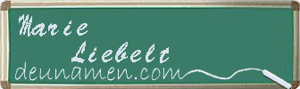 Marie Liebelt Visitenkarte
